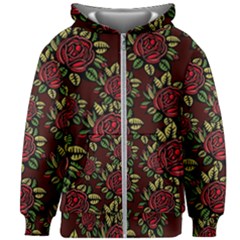 Seamless Tile Background Abstract Kids Zipper Hoodie Without Drawstring by Sapixe