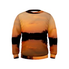 Sunset Nature Kids  Sweatshirt by Sapixe