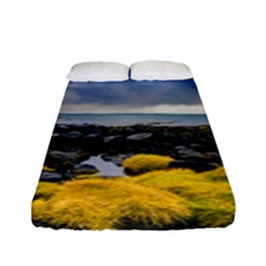 Iceland Nature Mountains Landscape Fitted Sheet (full/ Double Size) by Sapixe