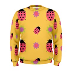 Ladybug Seamlessly Pattern Men s Sweatshirt by Sapixe