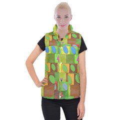 Easter Egg Happy Easter Colorful Women s Button Up Vest by Sapixe