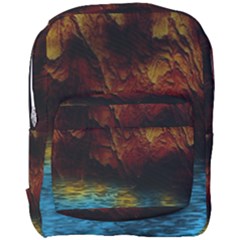 Background Cave Art Abstract Full Print Backpack by Sapixe