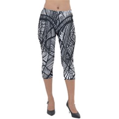 Mother Mary Lightweight Velour Capri Leggings  by nicholakarma