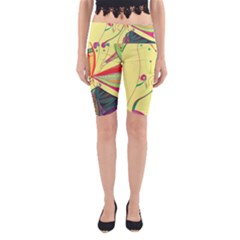 Santa Cruz Yoga Cropped Leggings by nicholakarma