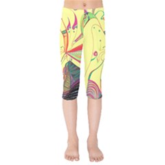 Santa Cruz Kids  Capri Leggings  by nicholakarma
