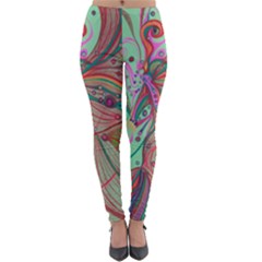 Sisterhood Lightweight Velour Leggings by nicholakarma