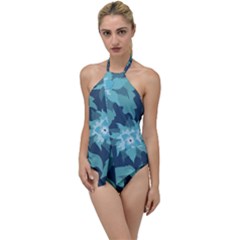 Graphic Design Wallpaper Abstract Go With The Flow One Piece Swimsuit by Sapixe