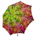 Color Abstract Artifact Pixel Hook Handle Umbrellas (Small) View2