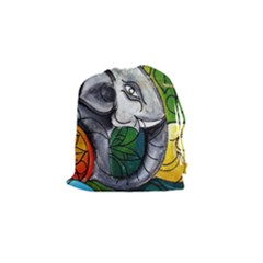 Graffiti The Art Of Spray Mural Drawstring Pouch (small) by Sapixe