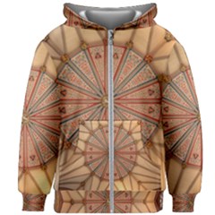 York Minster Chapter House Kids Zipper Hoodie Without Drawstring by Sapixe
