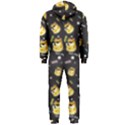 Doge Much Thug WOW Pattern Funny Kekistan Meme dog black background Hooded Jumpsuit (Men)  View2