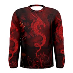 Wonderful Red Chinese Dragon Men s Long Sleeve Tee by FantasyWorld7