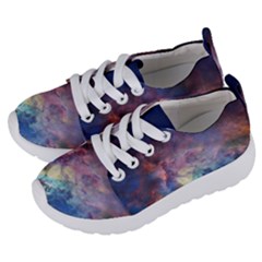 Lagoon Nebula Interstellar Cloud Pastel Pink, Turquoise And Yellow Stars Kids  Lightweight Sports Shoes by genx