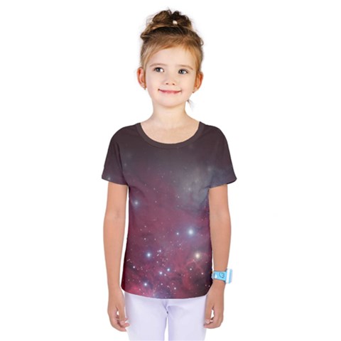 Christmas Tree Cluster Red Stars Nebula Constellation Astronomy Kids  One Piece Tee by genx