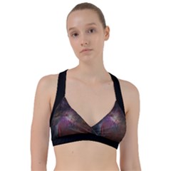 Orion Nebula Star Formation Orange Pink Brown Pastel Constellation Astronomy Sweetheart Sports Bra by genx