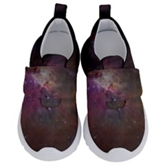 Orion Nebula Star Formation Orange Pink Brown Pastel Constellation Astronomy Velcro Strap Shoes by genx