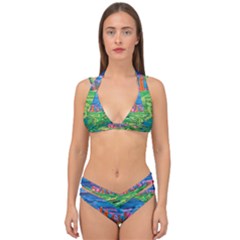Our Town My Town Double Strap Halter Bikini Set by arwwearableart