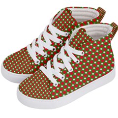 Lumberjack Plaid Buffalo Plaid Kid s Hi-top Skate Sneakers by Wegoenart