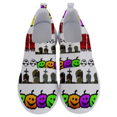 Halloween Borders Trick Or Treat No Lace Lightweight Shoes by Wegoenart