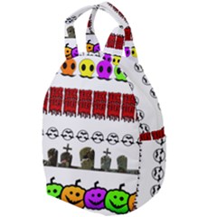 Halloween Borders Trick Or Treat Travel Backpacks by Wegoenart
