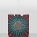 Fractal Peacock Rendering Full Print Rope Handle Tote (Large) View2