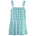 Mint Triangle shape pattern Kids  Layered Skirt Swimsuit View1