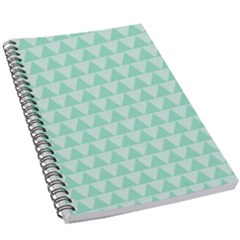 Mint Triangle Shape Pattern 5 5  X 8 5  Notebook New by picsaspassion