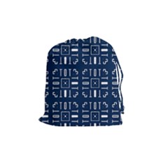 Pattern Background Abstract Design Drawstring Pouch (medium) by Wegoenart