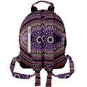 Fractal Pink Eye Fantasy Pattern Mini Full Print Backpack View2