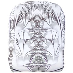 Fractal Delicate Intricate Full Print Backpack by Wegoenart