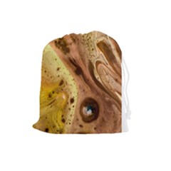 Abstract Art Modern Detail Macro Drawstring Pouch (large) by Wegoenart