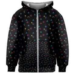 Background Abstract Texture Kids Zipper Hoodie Without Drawstring by Wegoenart