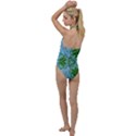 Forest Kaleidoscope Pattern Go with the Flow One Piece Swimsuit View2