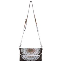 Dome Glass Architecture Glass Dome Mini Crossbody Handbag by Wegoenart