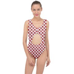 Colorful Shiny Eat Edible Food Center Cut Out Swimsuit by Wegoenart