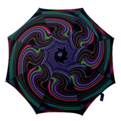 Art Abstract Colorful Abstract Hook Handle Umbrellas (small) by Wegoenart