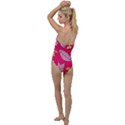 Autumn Dried Leaves Dry Nature Go with the Flow One Piece Swimsuit View2