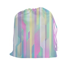 Background Abstract Pastels Drawstring Pouch (xxl) by Wegoenart