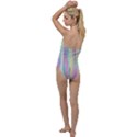 Background Abstract Pastels Go with the Flow One Piece Swimsuit View2