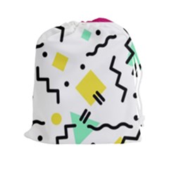 Background Abstract Art Drawstring Pouch (xxl) by Wegoenart