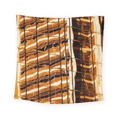 Abstract Architecture Background Square Tapestry (small) by Wegoenart