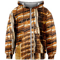Abstract Architecture Background Kids  Zipper Hoodie Without Drawstring by Wegoenart