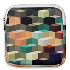 Art Design Color Pattern Creative Mini Square Pouch by Wegoenart