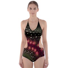 Background Texture Pattern Art Cut-out One Piece Swimsuit by Wegoenart