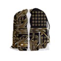 Brain Circuit Board Pcb Computer Drawstring Pouch (XL) View1