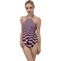 Graphics Geometric Paul Background Go with the Flow One Piece Swimsuit View1