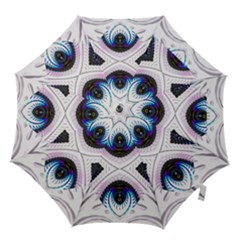 Patterns Fractal Background Digital Hook Handle Umbrellas (small) by Wegoenart