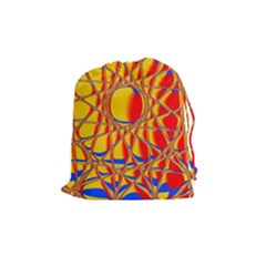 Graphic Design Graphic Design Drawstring Pouch (medium) by Wegoenart