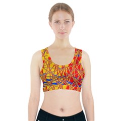 Graphic Design Graphic Design Sports Bra With Pocket by Wegoenart