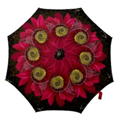 Fantasy Flower Fractal Blossom Hook Handle Umbrellas (medium) by Wegoenart